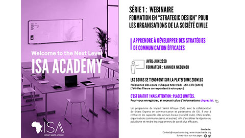 WEBINAR ABOUT STRATEGIC DESIGN : Training for CSOs to learn how to develop effective communication strategies