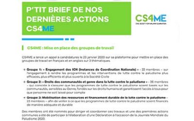 NEWSLETTER : Découvrez nos actions CS4ME de Janvier à Mars 2020