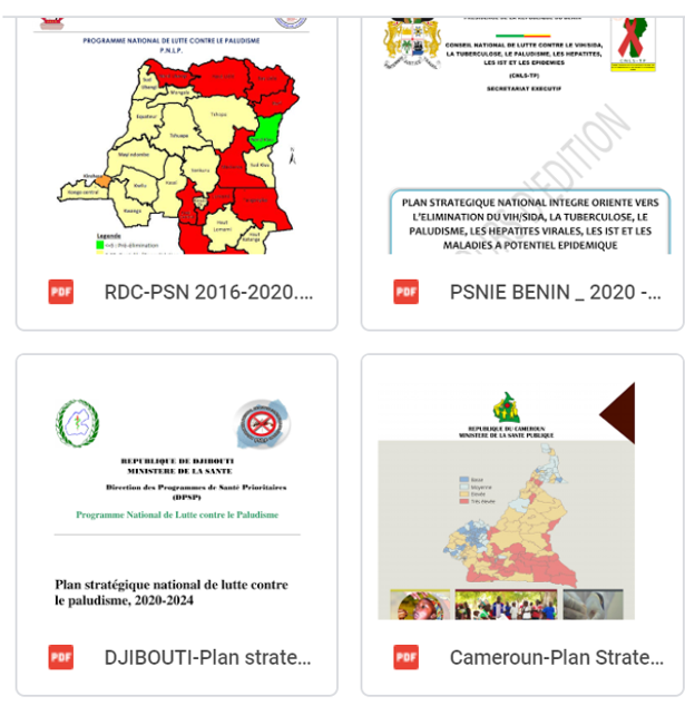 National Malaria Strategic Plans