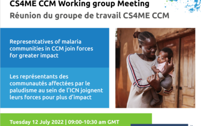 Representatives of malaria communities in CCM join force for greater impact