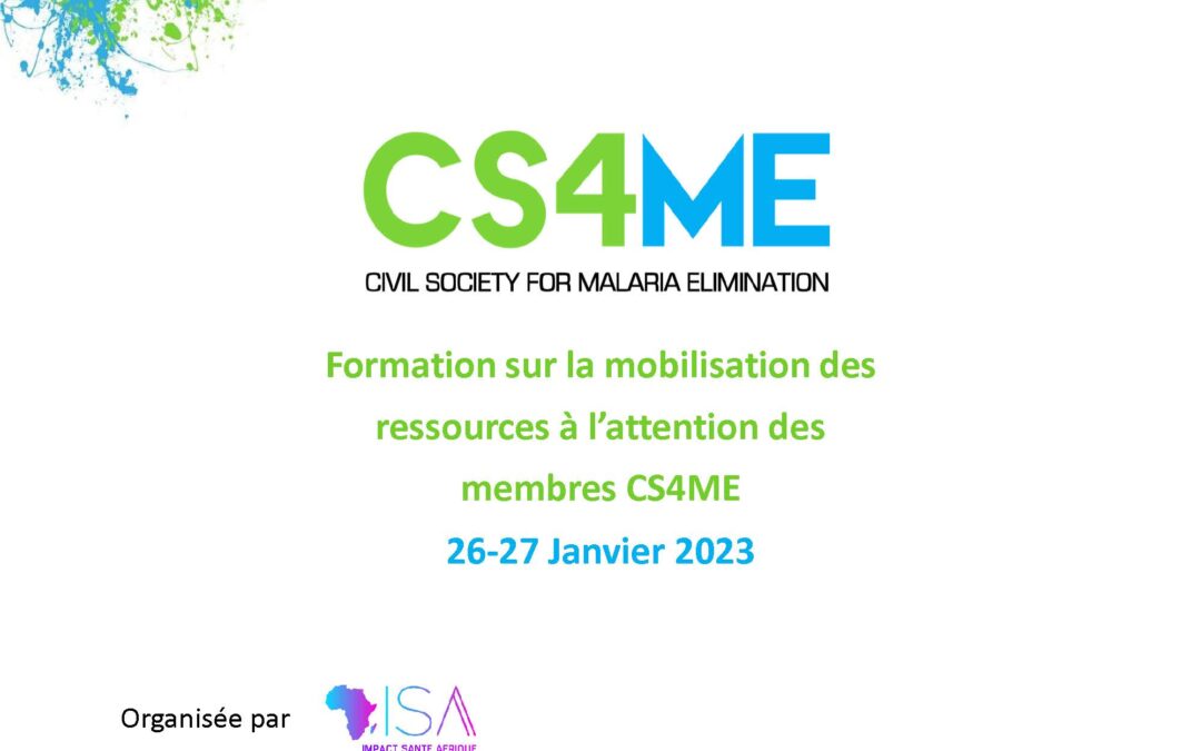 Formation sur la mobilisation des ressources 26-27 Janvier 2023