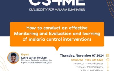 How to conduct effective monitoring and evaluation of community malaria control interventions