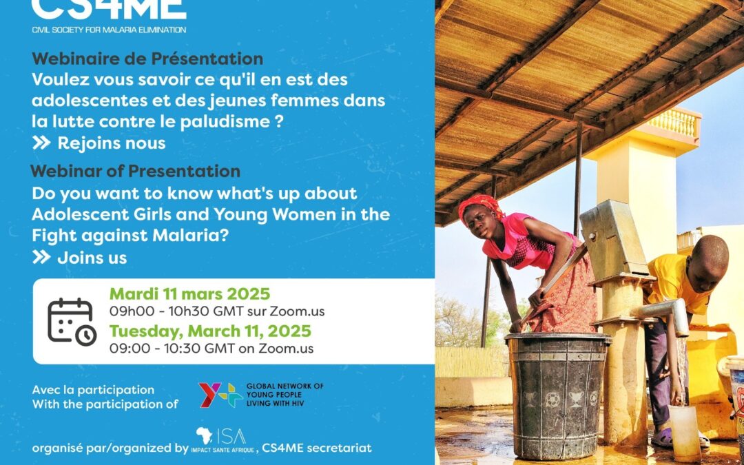 Do you want to know what’s up about Adolescents Girls and Young Women in theFight against Malaria?